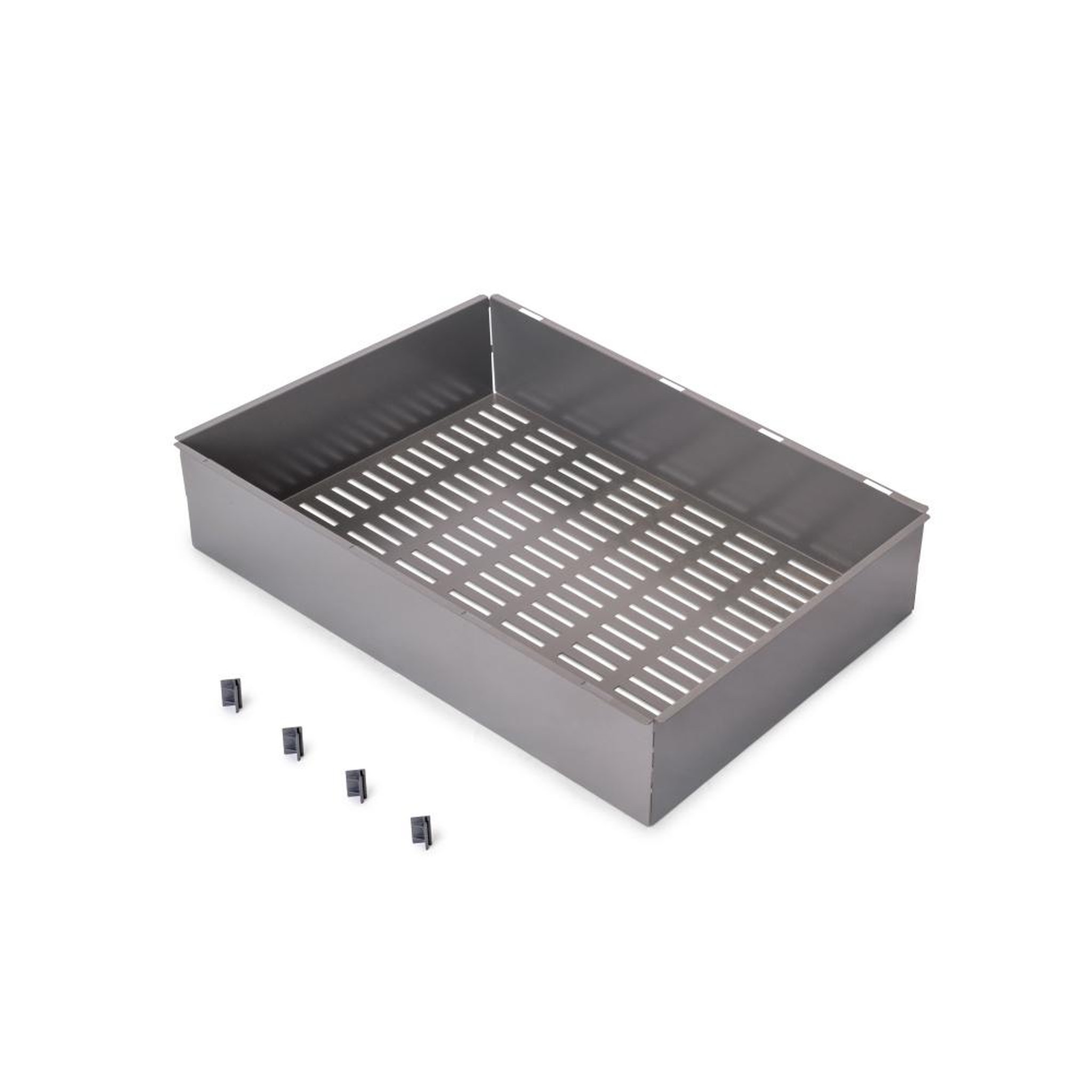 EMUCA SRL Panier métallique pour armoires et dressings Quartz -  540 (M70) -  Acier -  Titane