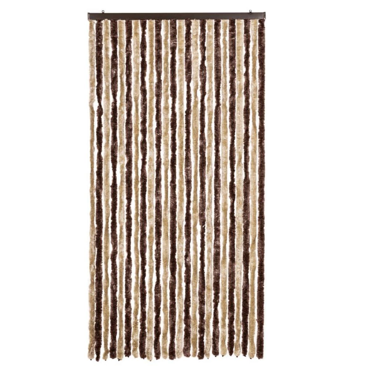 VIDAXL Moustiquaire Beige et marron clair 100x220 cm Chenille