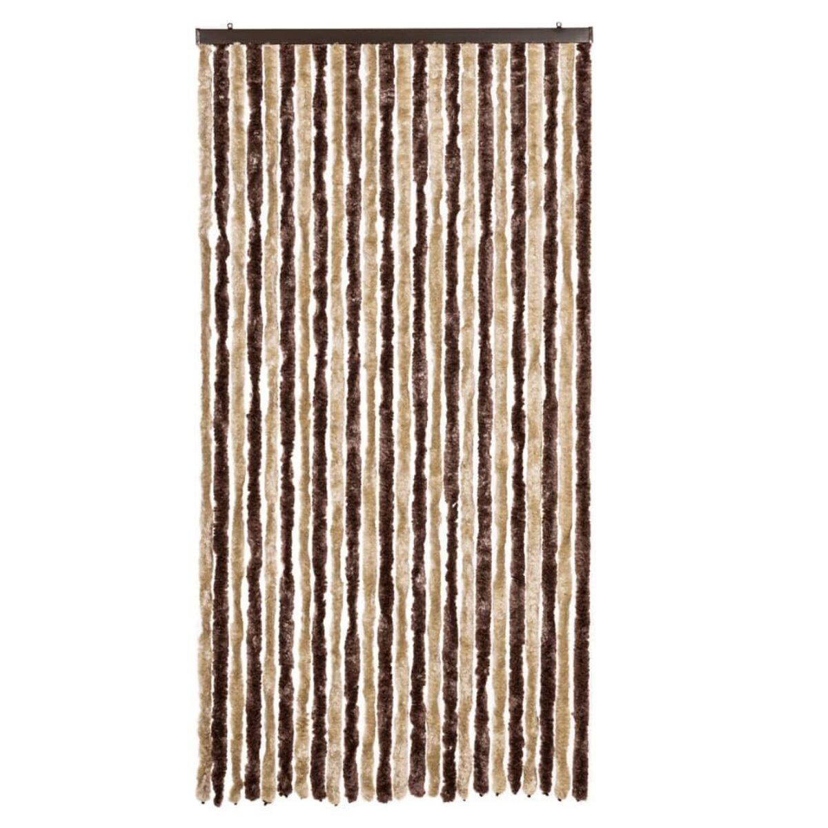 VIDAXL Moustiquaire Beige et marron clair 100x220 cm Chenille