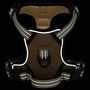 Voir la diapositive 3 : VIDAXL Harnais pour chien et bandes reflechissantes reglables marron M