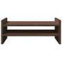 Voir la diapositive 4 : VIDAXL Support de moniteur chêne marron 50x27x20 cm bois d ingénierie