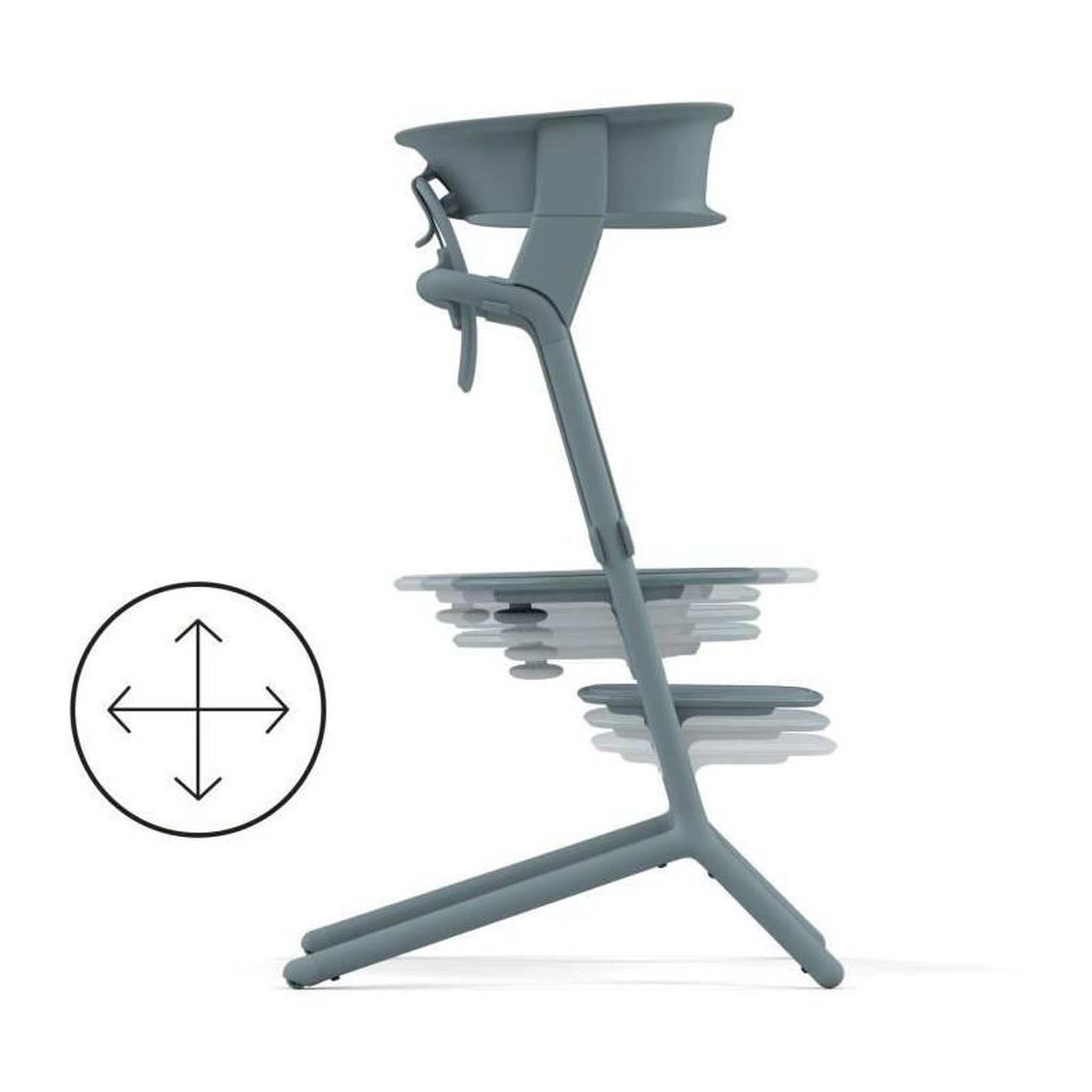 Voir la diapositive 6 : CYBEX Kit Tour D'Apprentissage Evolutive et réglable Lemo 2 - Stone Blue - CYBEX