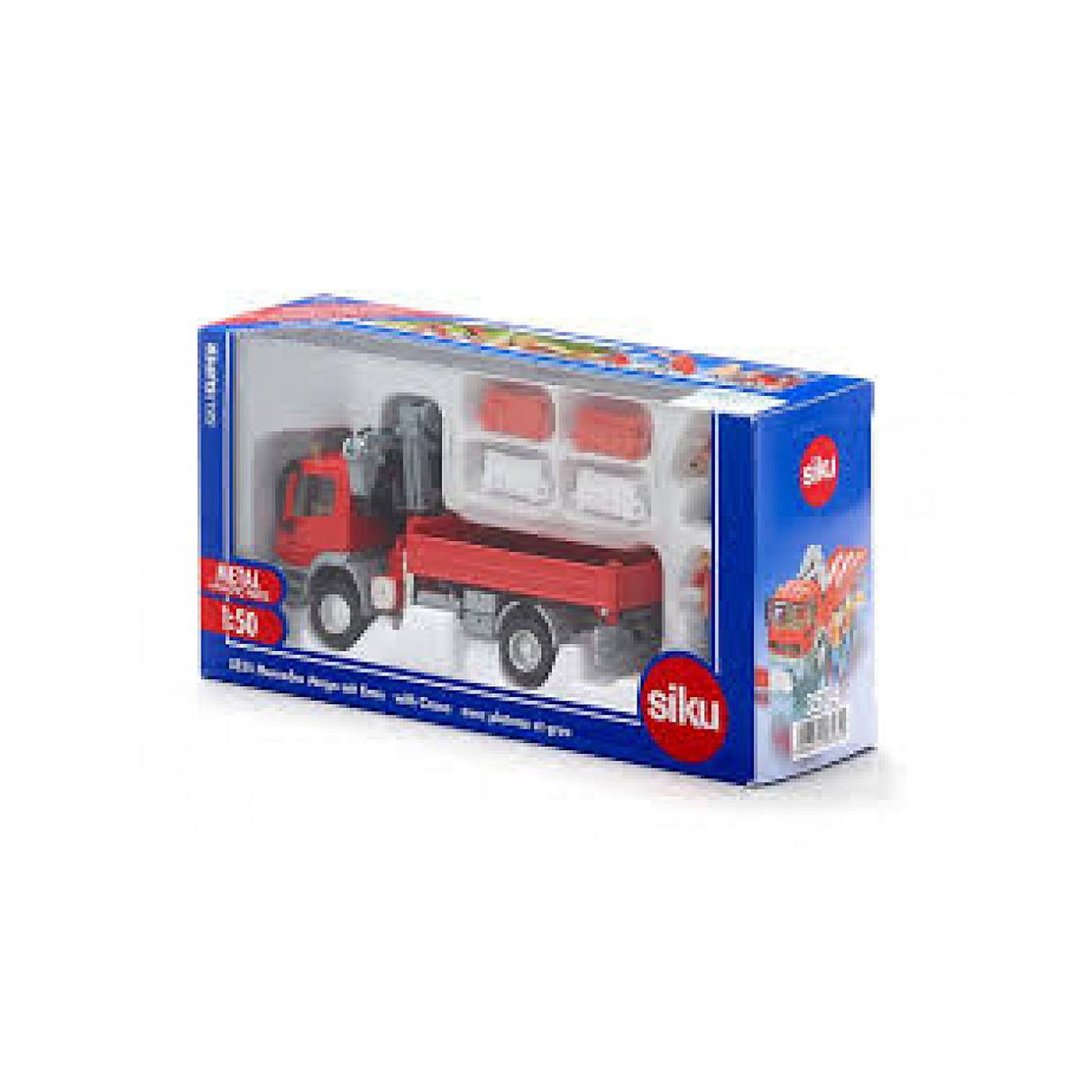 Siku Mercedes Altego avec plateau et grue