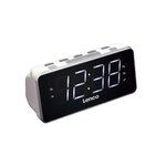 Lenco Radio-réveil Lenco CR-18 blanc