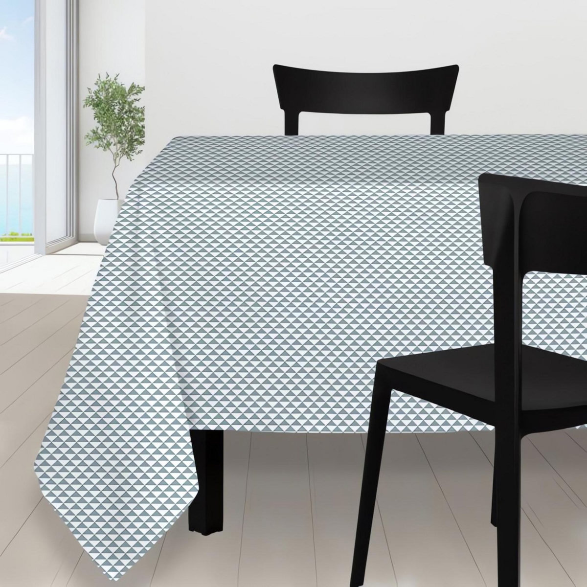 SOLEIL D'OCRE Nappe anti-tâches PALMIER, par Soleil d'ocre