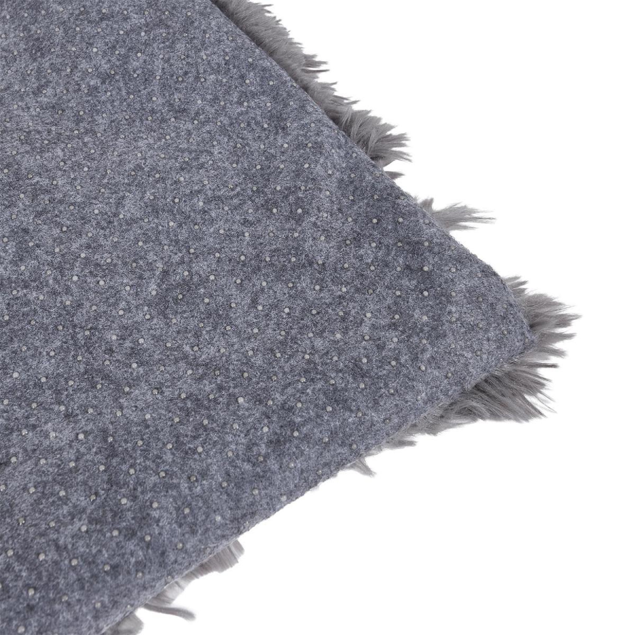 Voir la diapositive 3 : The concept Factory Panier canapé pour animaux  couverture  80cm gris