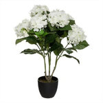 ATMOSPHERA Plante Artificielle  Hortensia  61cm Blanc