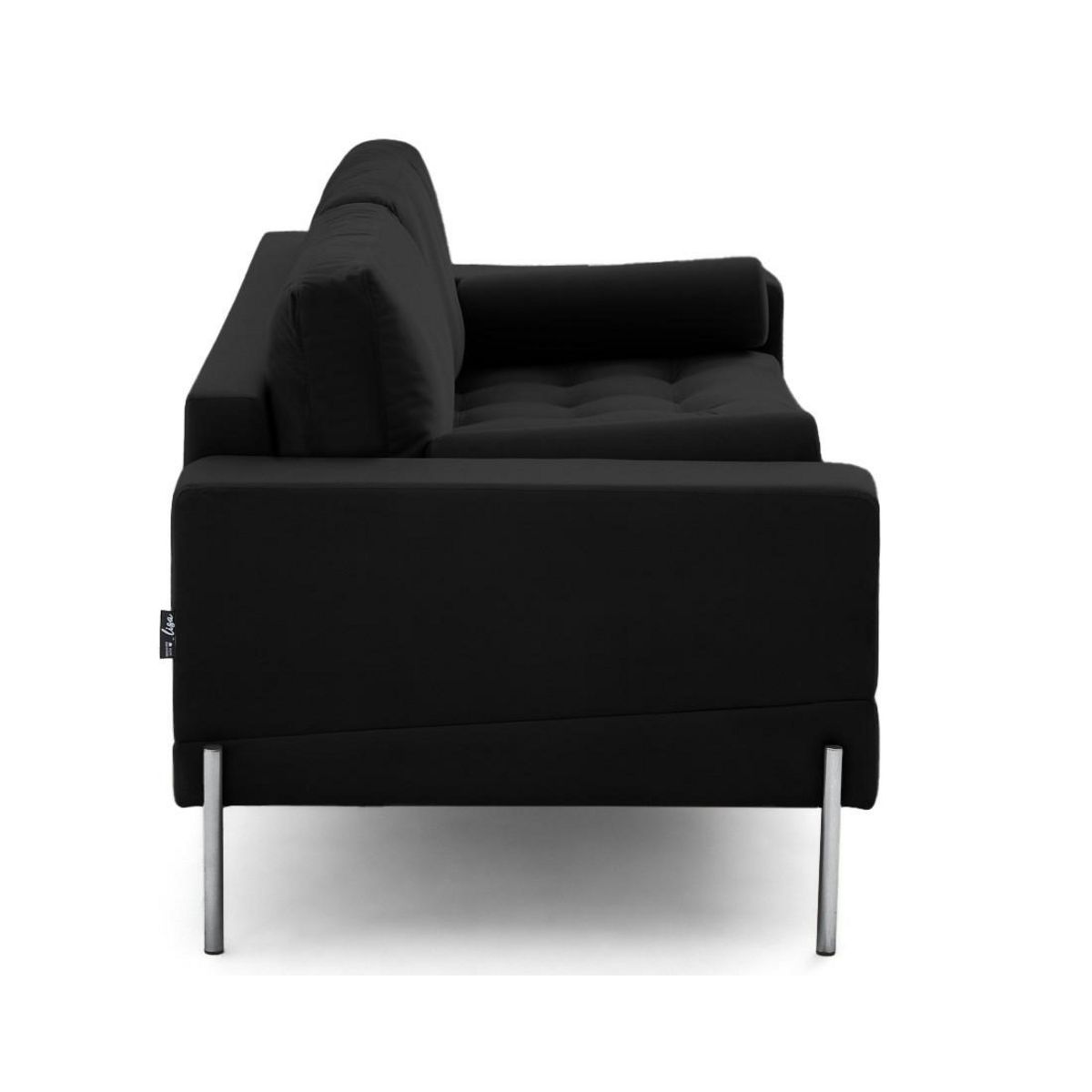 LISA DESIGN Isaure - canapé droit 3 places en velours