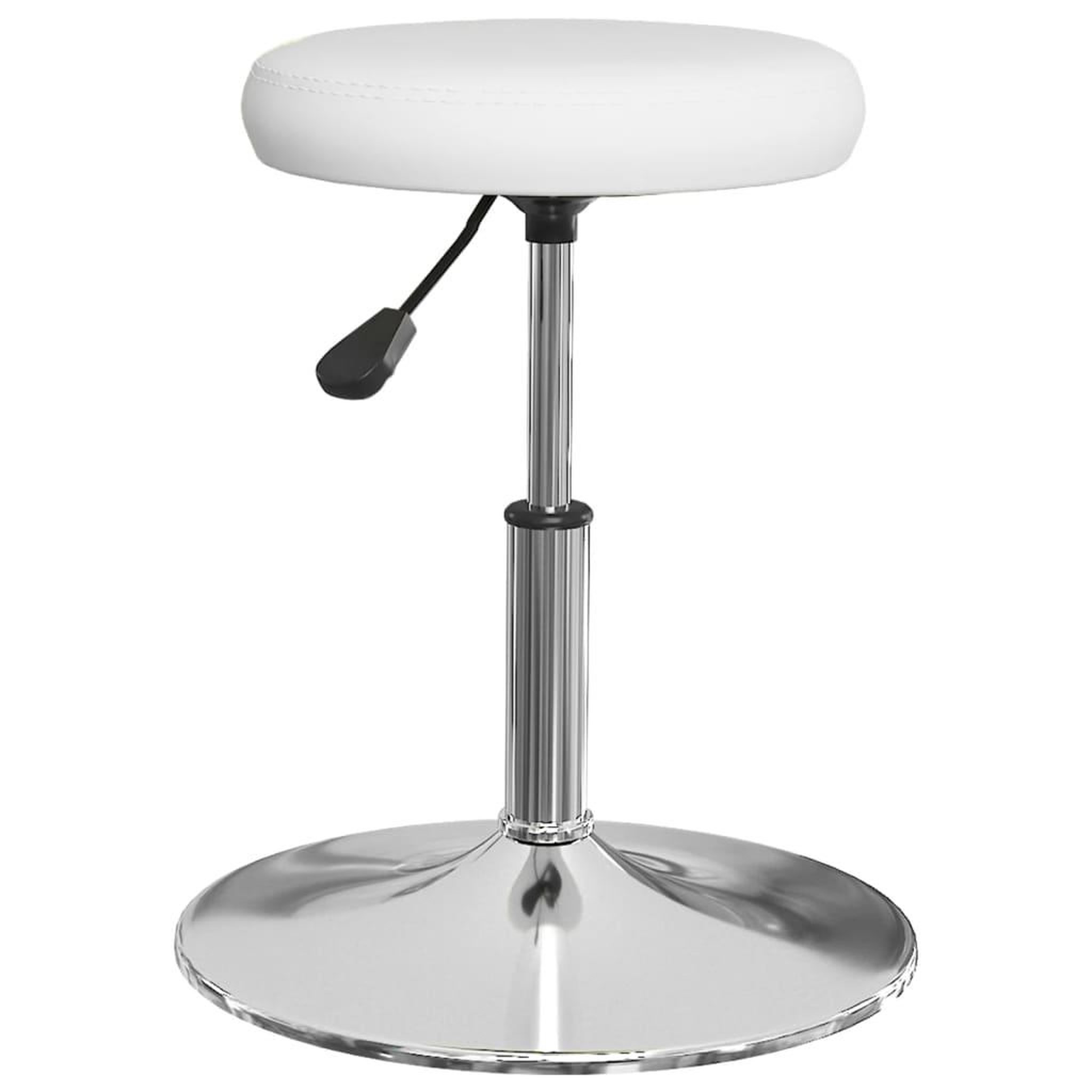 Voir la diapositive 2 : VIDAXL Chaises a manger lot de 4 blanc similicuir