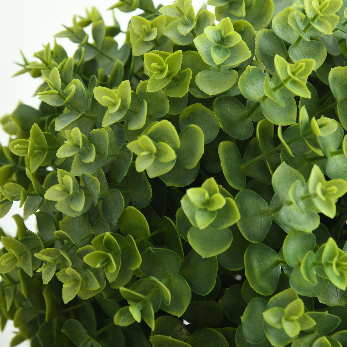 HOMCOM Buis artificiel topiaire artificielle 3 boules H. 115 cm pot style antique inclus