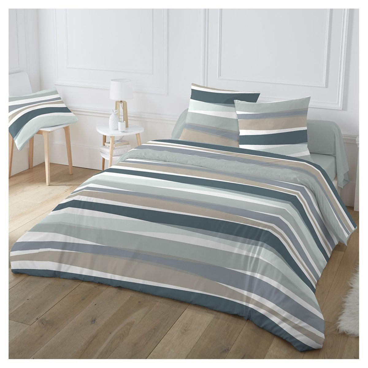 Drap plat en coton 57 fils BILBO 