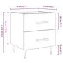 Voir la diapositive 6 : VIDAXL Tables de chevet 2 pcs chene sonoma 40x35x47,5 cm