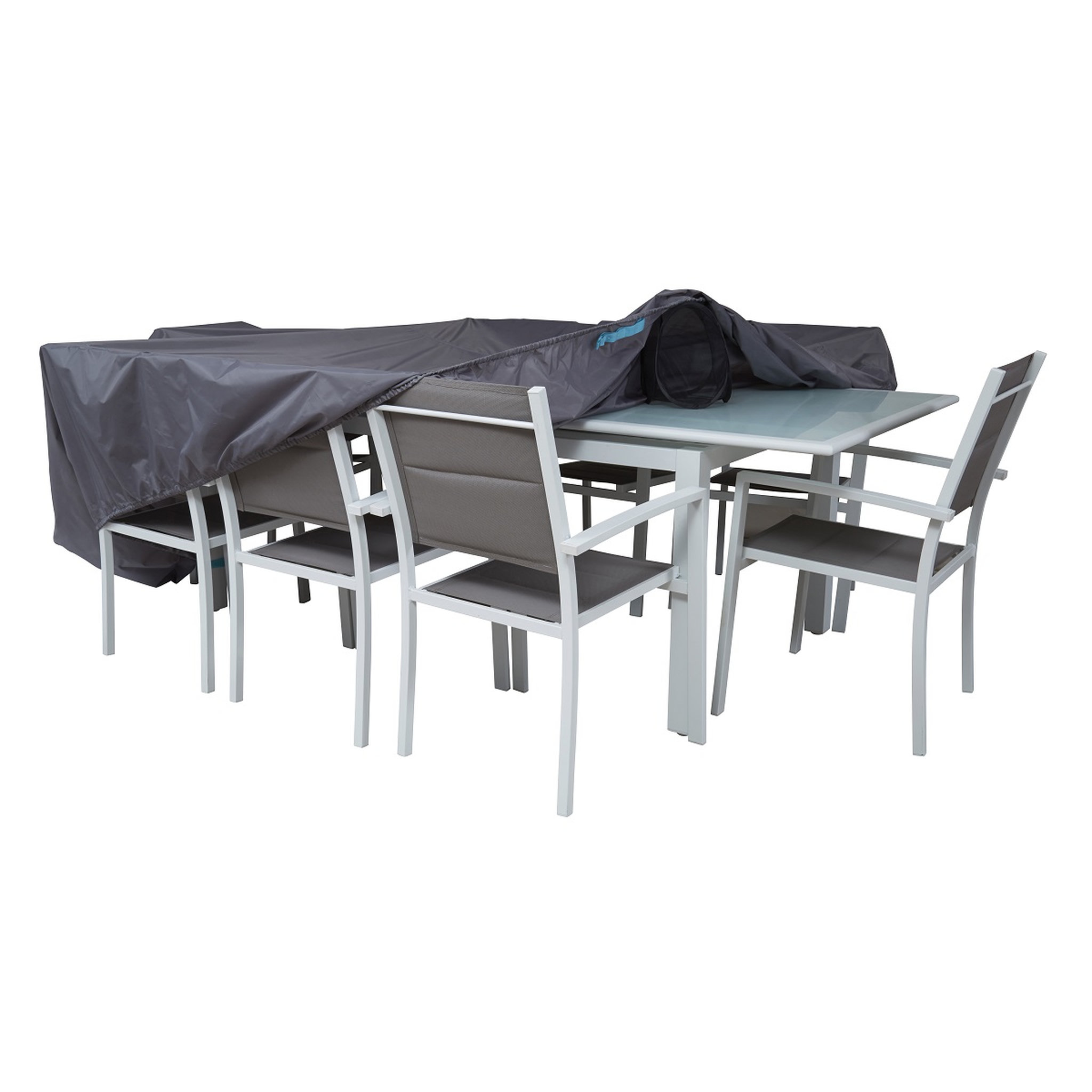 Voir la diapositive 1 : Housse URBAN 310x130x60cm polyester pour table de jardin