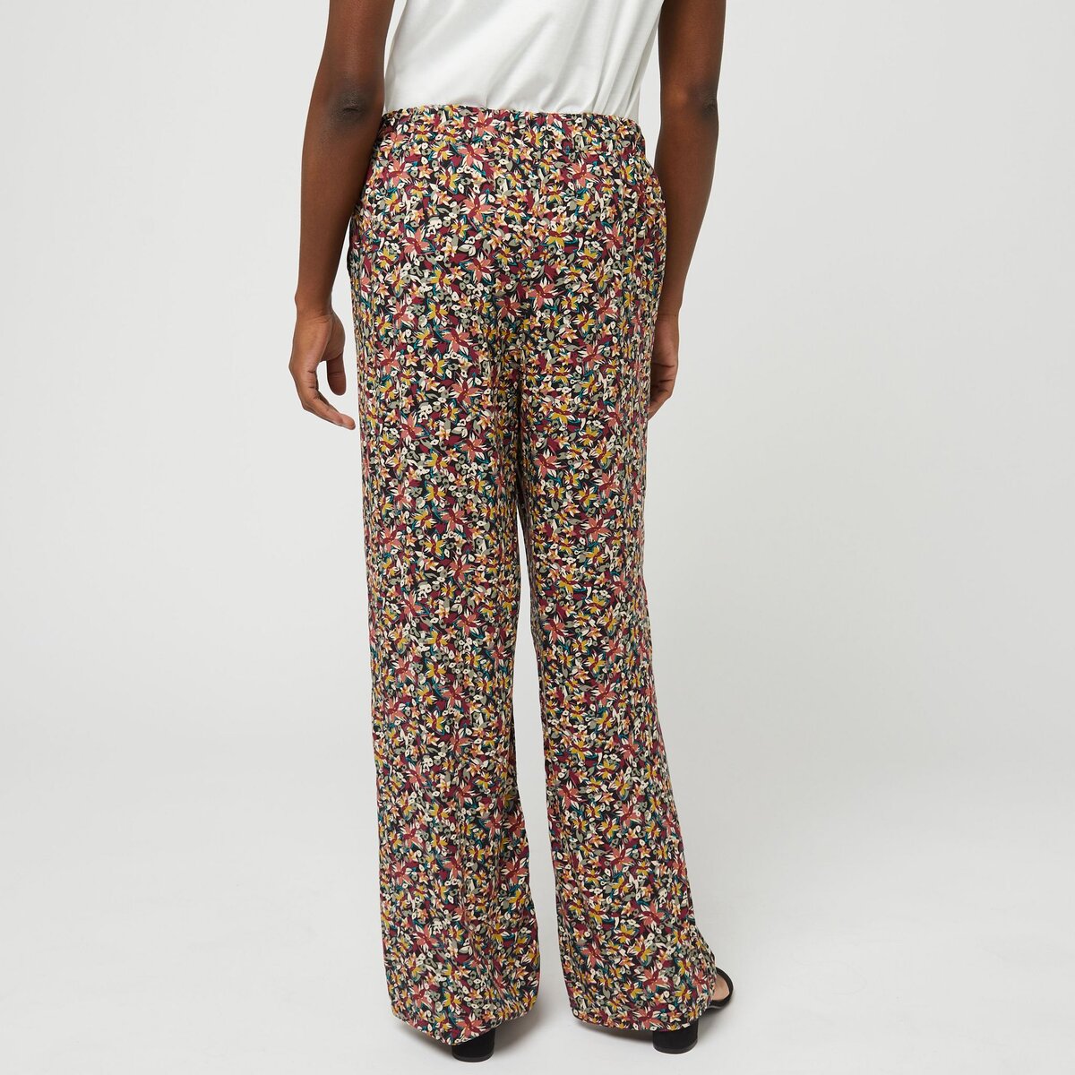 INEXTENSO Pantalon noir fantaisie femme