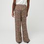 Voir la diapositive 2 : INEXTENSO Pantalon noir fantaisie femme