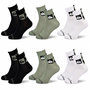 Voir la diapositive 1 : QUIKSILVER Quiksilver Pack de Chaussettes Homme QUARTER– Lot 6 Paires Sport