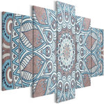 Paris Prix Tableau Imprimé 5 Panneaux  Oriental Circle Wide. Coloris disponibles : Multicolore