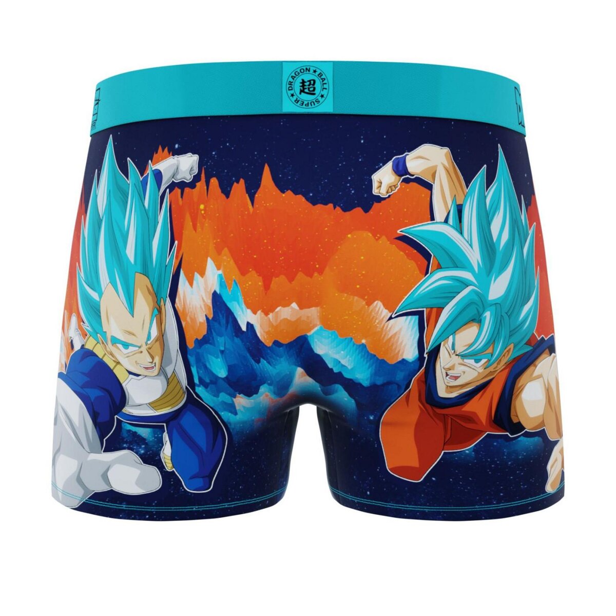 FREEGUN Lot de 3 boxers enfant Dragon Ball Beerus Goku Vegeta Vegeto