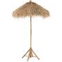Voir la diapositive 1 : Paris Prix Parasol sur Pied Bambou  Paradis  150cm Naturel