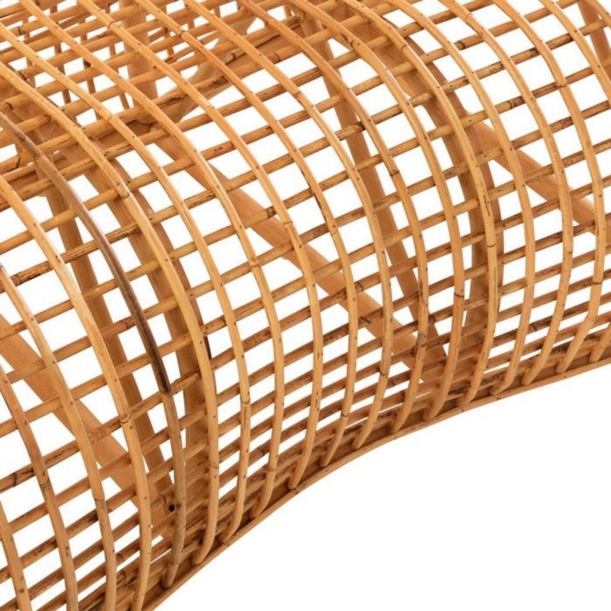 Paris Prix Banc Design en Rotin  Roni  200cm Naturel