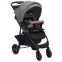 Voir la diapositive 3 : VIDAXL Poussette pour bebe 3-en-1 Gris clair Acier
