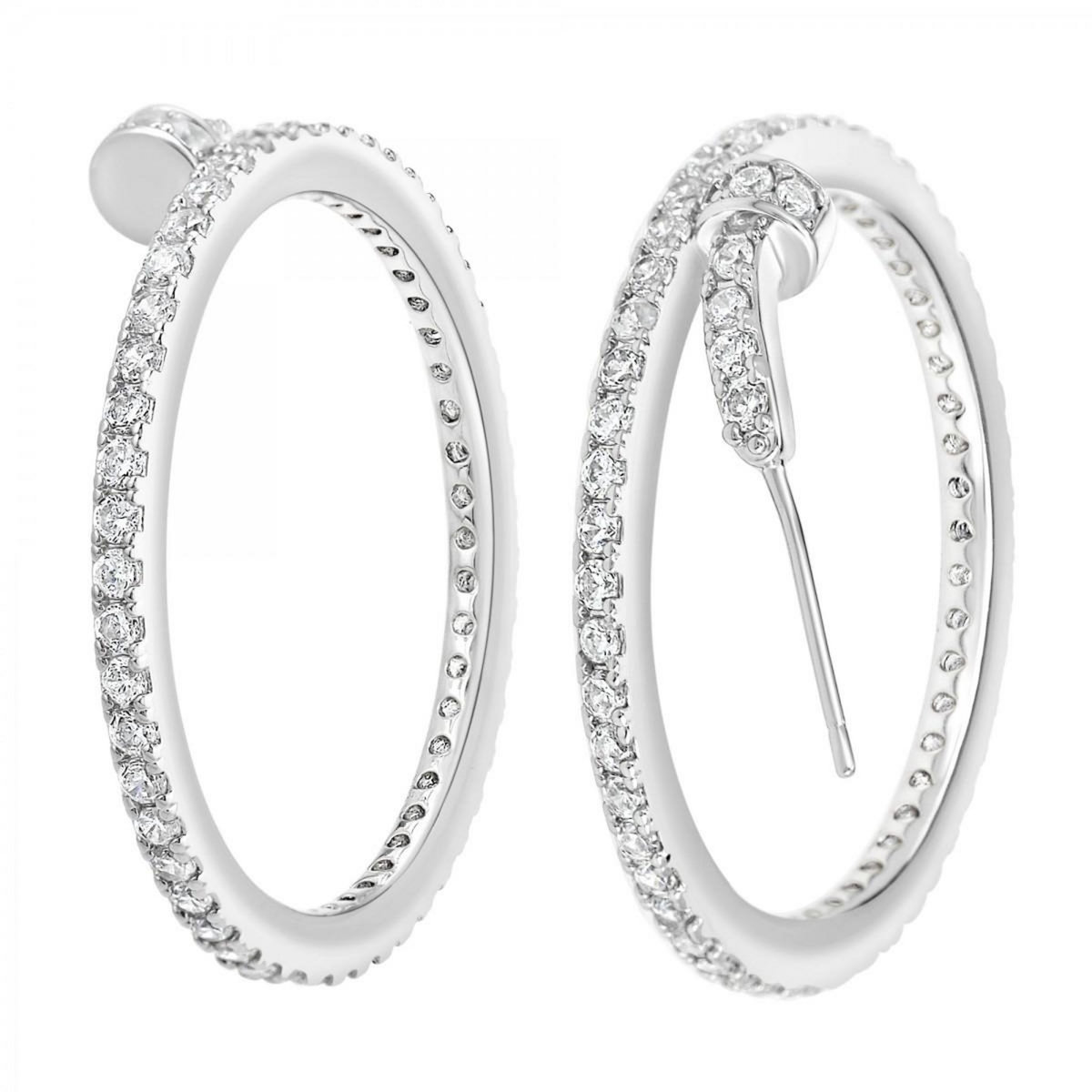 SC CRYSTAL Boucles d'oreilles SC Crystal ornées de Zirconium