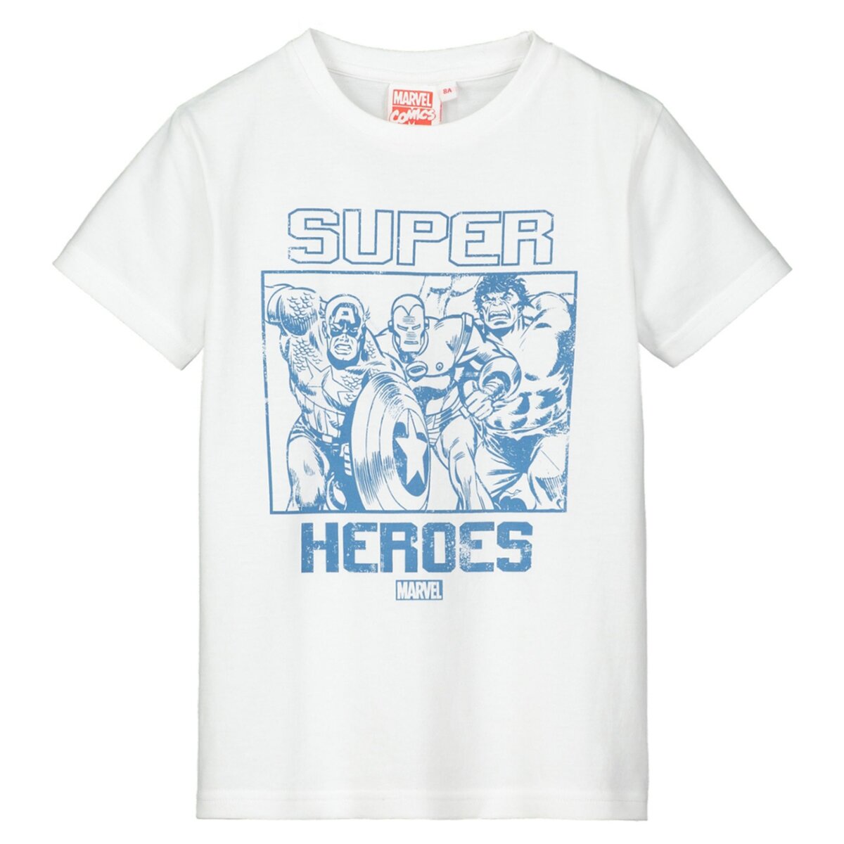 MARVEL Tee-shirt manches courtes Super Heros garçon