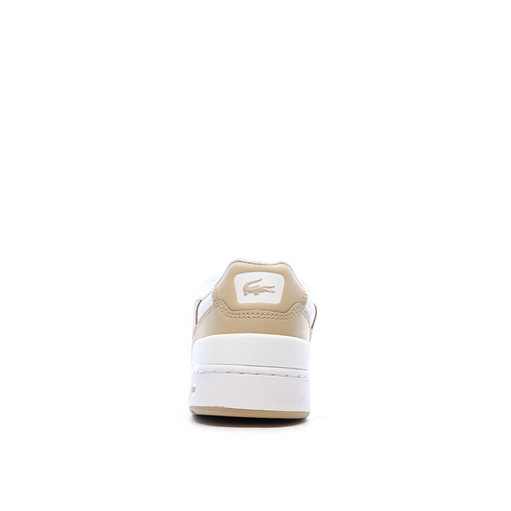 Voir la diapositive 3 : Lacoste Baskets Blanche/Beige Homme Lacoste T-clip 124