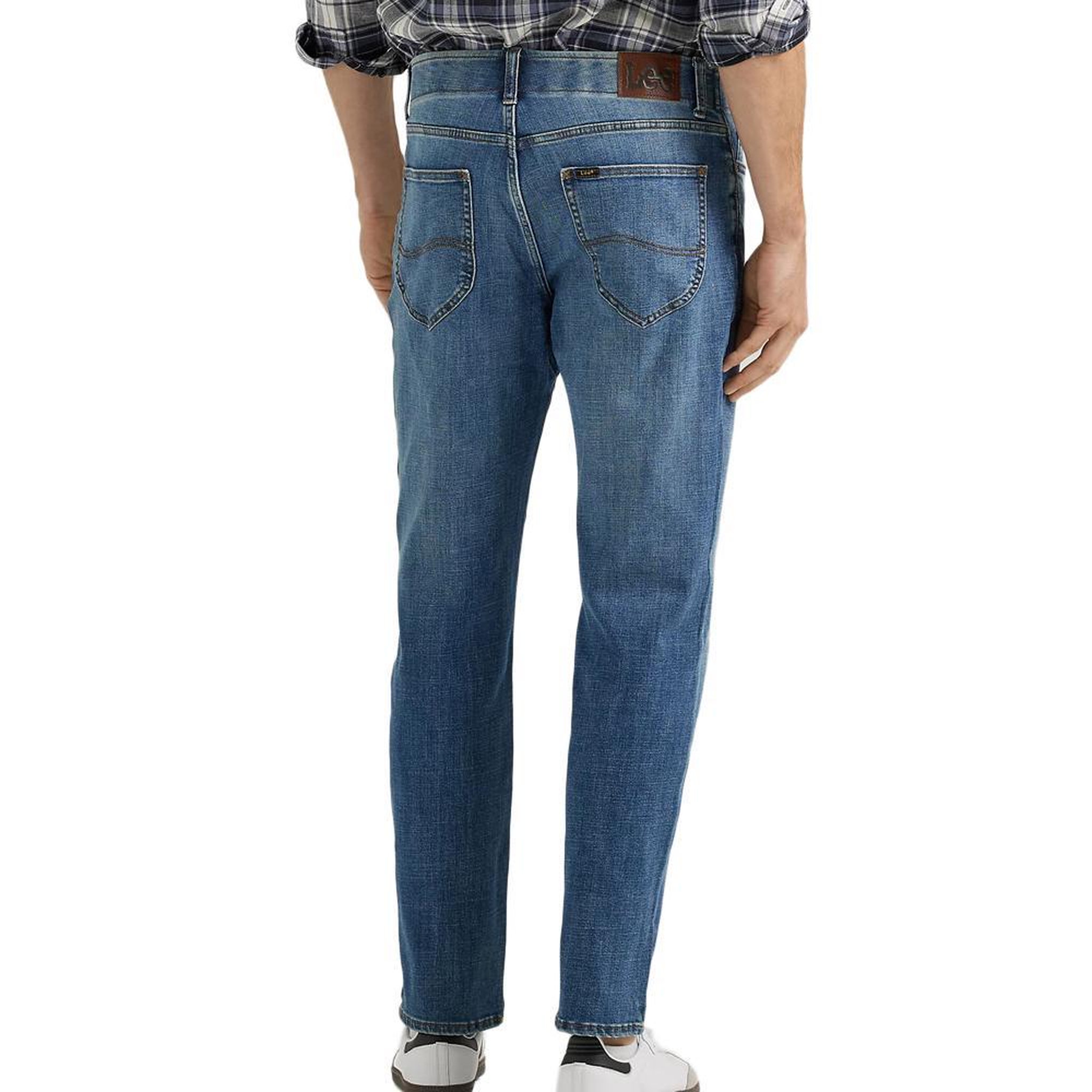 Voir la diapositive 2 : LEE Jean Straight Bleu Homme Lee Elmside