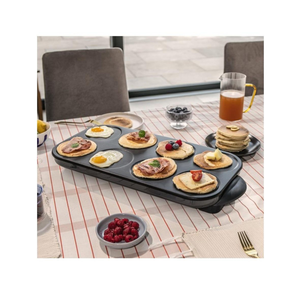 LIVOO Crêpière 1500w 12 cm multi crêpes - DOC186G