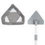 Voir la diapositive 5 : Paris Prix Balai de Nettoyage Mop  Extensible  52-87cm Gris