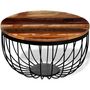 Voir la diapositive 4 : VIDAXL Table basse Bois de recuperation massif