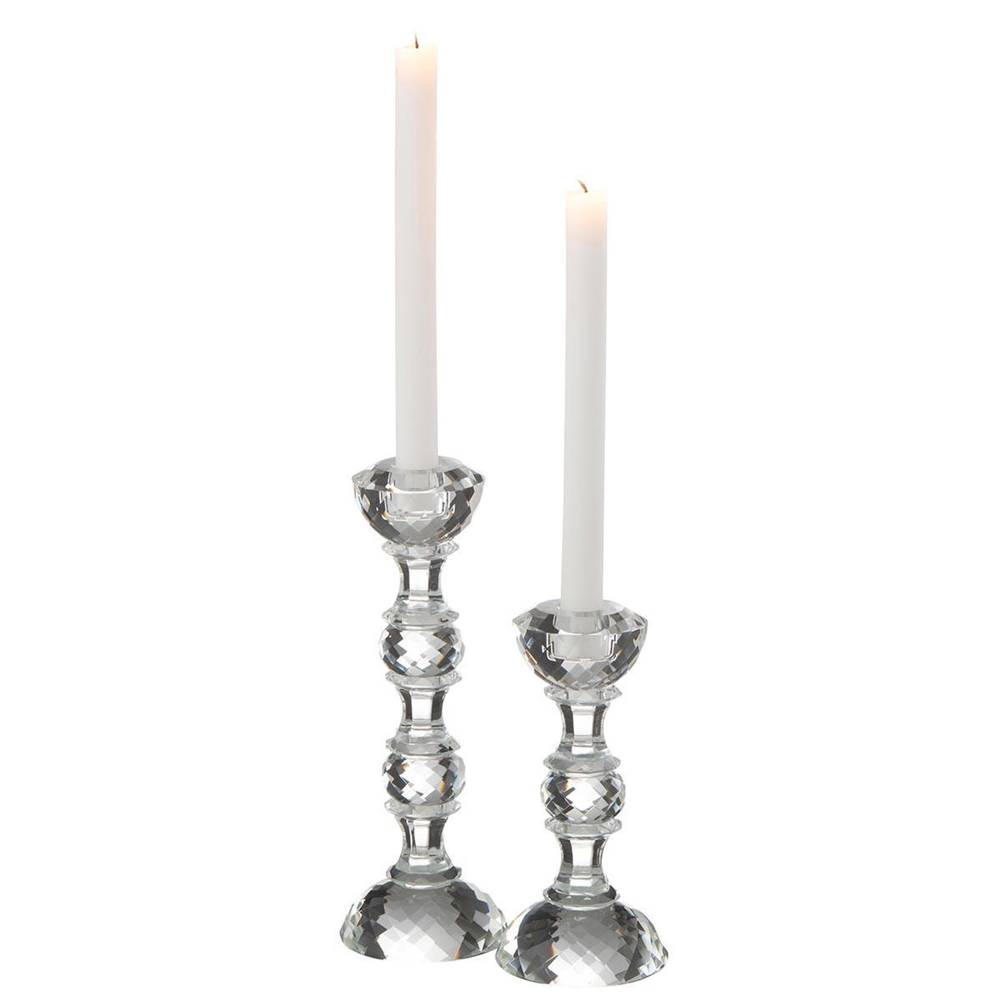 Voir la diapositive 3 : J-LINE Chandelier design en cristal  marie  19cm transparent