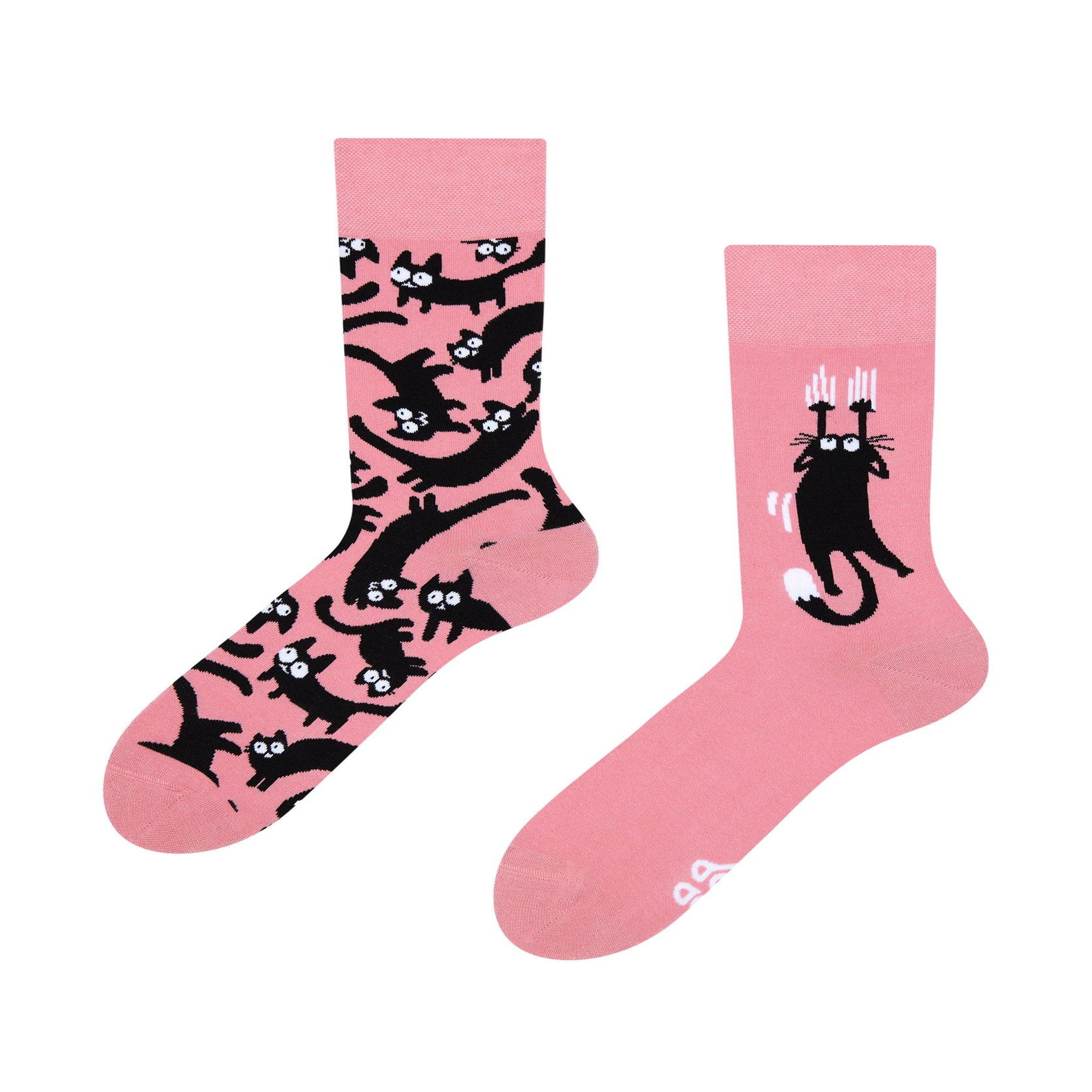 Voir la diapositive 1 : DEDOLES Chaussettes chats roses