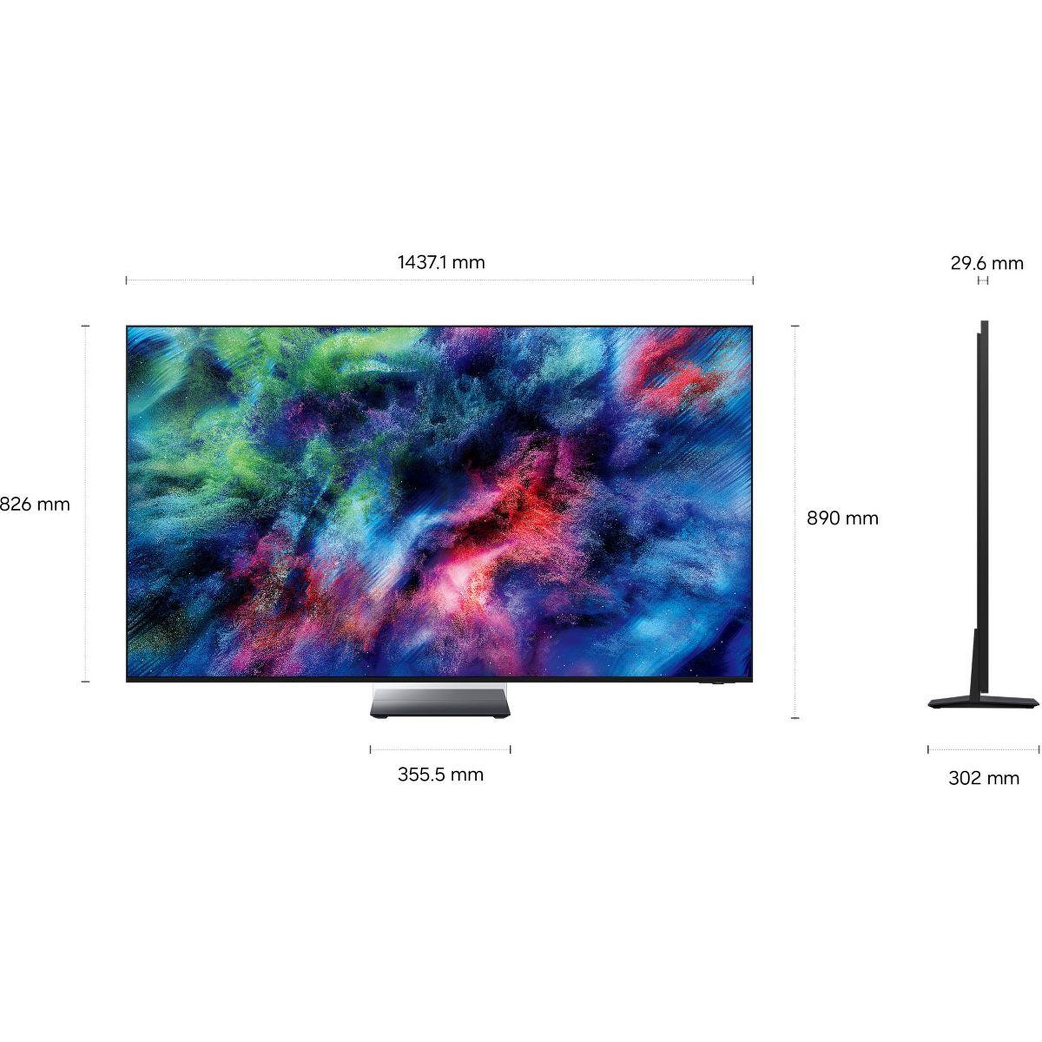 Voir la diapositive 2 : Samsung Tv rgb tmr65r95h (2026) 65  (163 cm) 4k - smart tv ia, anti-reflet, micro rgb (couleurs ultra-détaillées)