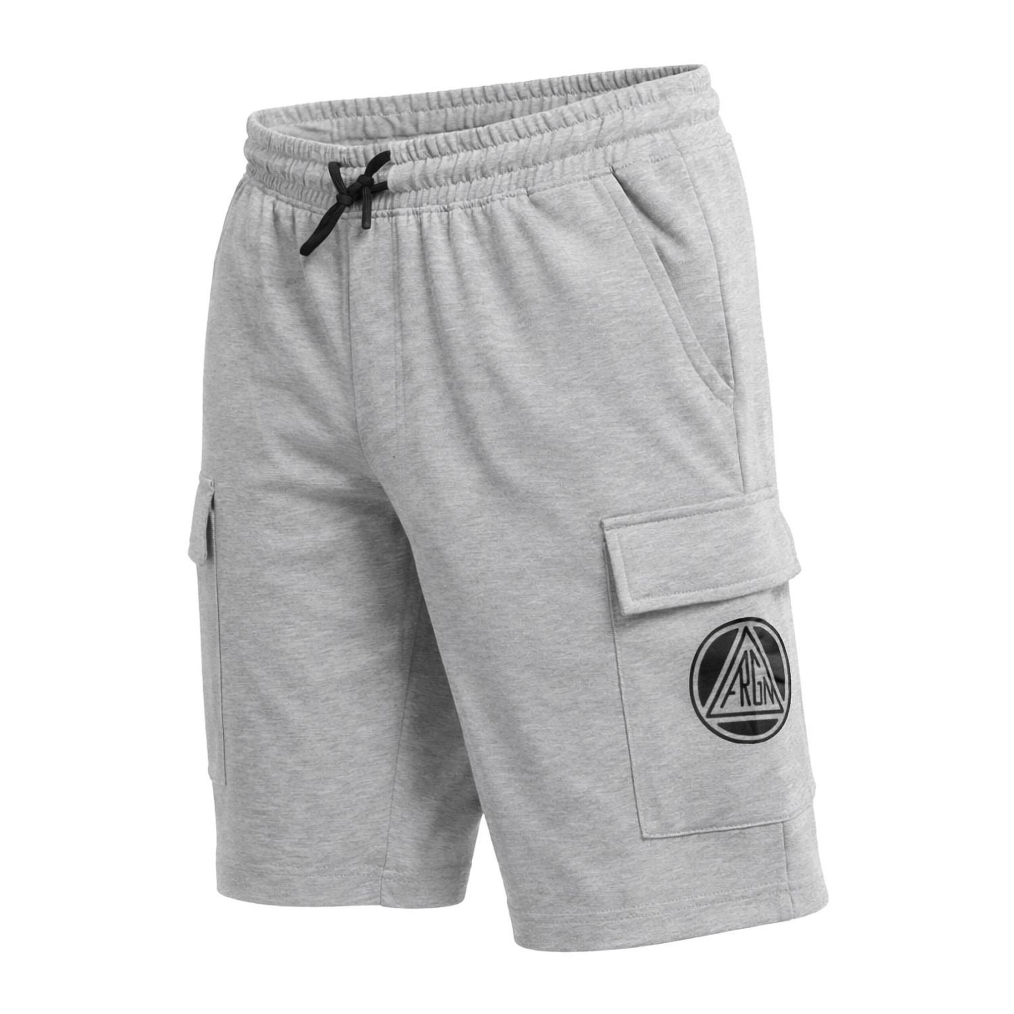 Voir la diapositive 2 : FREEGUN Short cargo homme en french terry avec imprimé sur poche Mark