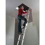 Voir la diapositive 4 : HAILO Echelle escamotable Alu 3x4 échelons - 3m