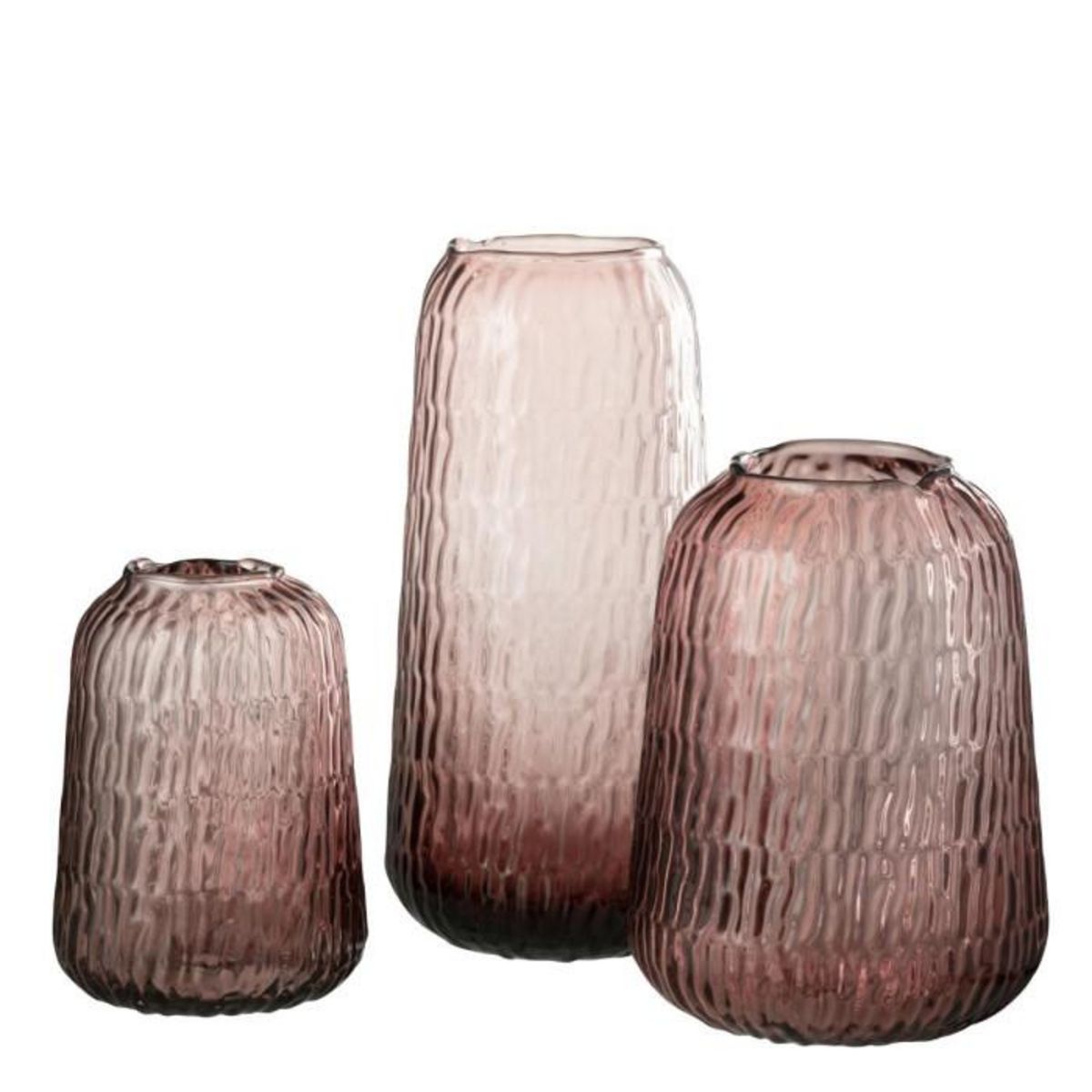 Paris Prix Vase Design en Verre  Lolita  23cm Rose