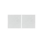 ATMOSPHERA Lot de 2 Miroirs Adhésifs  Carré  40x40cm Argent