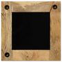 Voir la diapositive 5 : VIDAXL Miroir Bois de manguier massif 50 x 50 cm