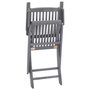 Voir la diapositive 4 : VIDAXL Chaises pliables d'exterieur lot de 8 et coussins Bois d'acacia
