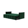 Voir la diapositive 3 : BEST MOBILIER Petra - canapé 3 places convertible avec coffre - en velours