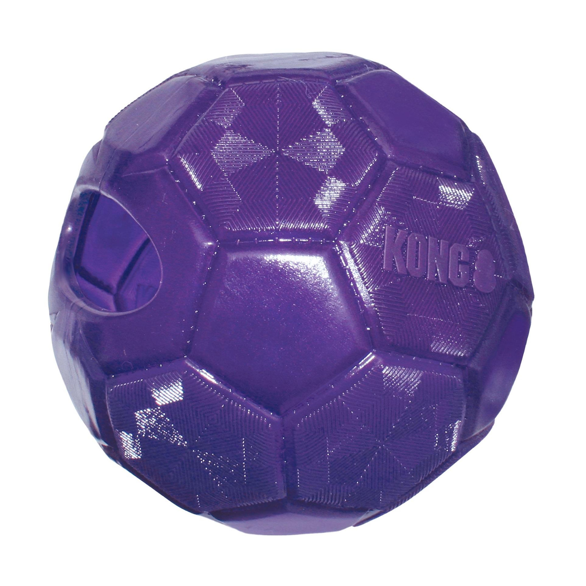 Eden Jeu  flexball ballon de football pour chien pourpre