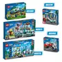 LEGO City 60369 Dressage des chiens policiers, Jouet de Voiture, SUV avec Remorque, Course d'Obstacles, Set avec Figurines Animaux
