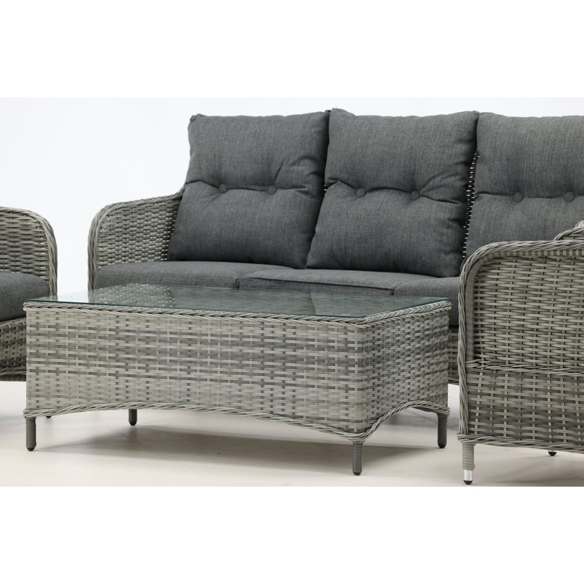 Voir la diapositive 6 : Paris Prix Salon de jardin  vikelund  176cm gris