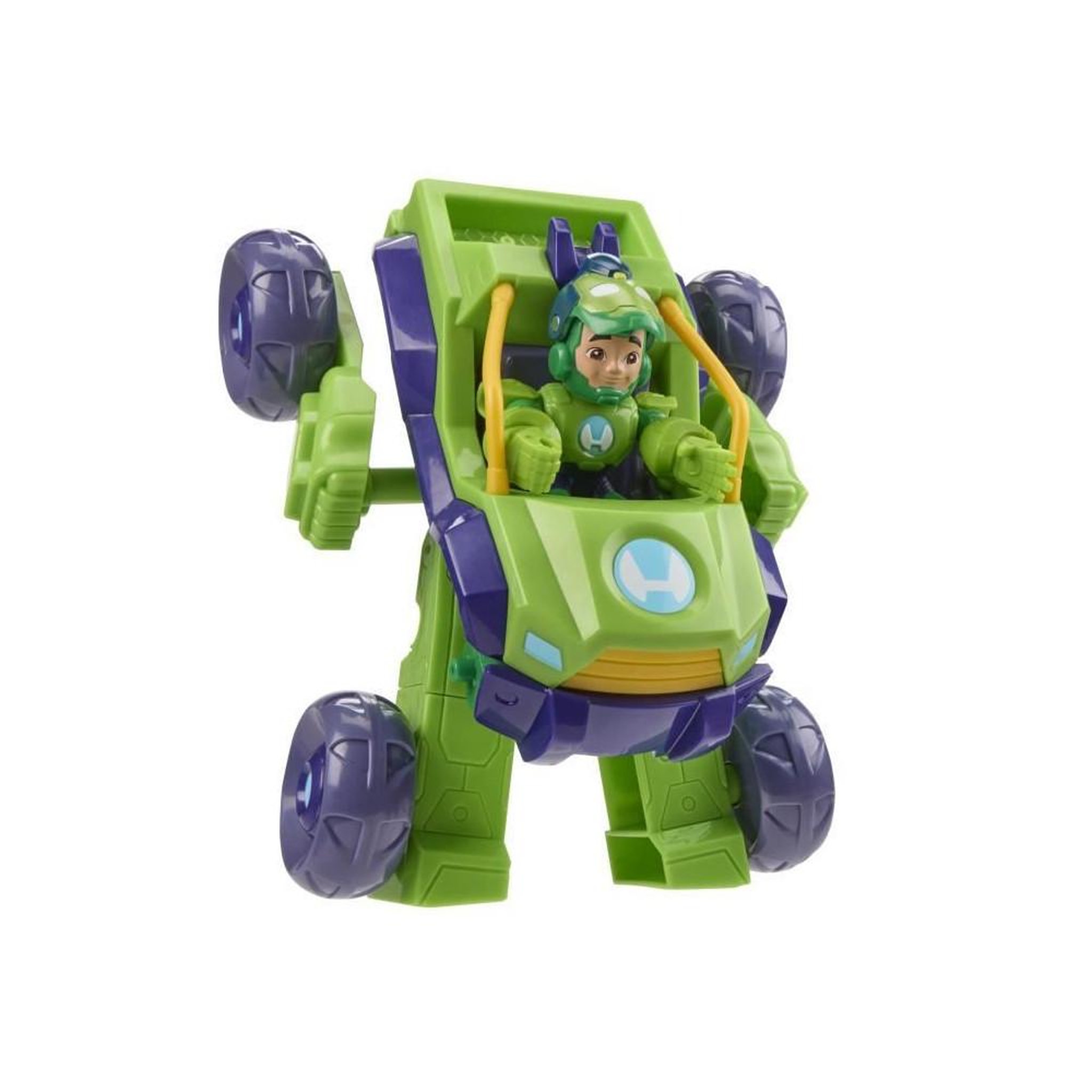 HASBRO Iron Hulk armure mecha et véhicule 2-en-1, Marvel Iron Man and his Awesome Friends, des 4 ans
