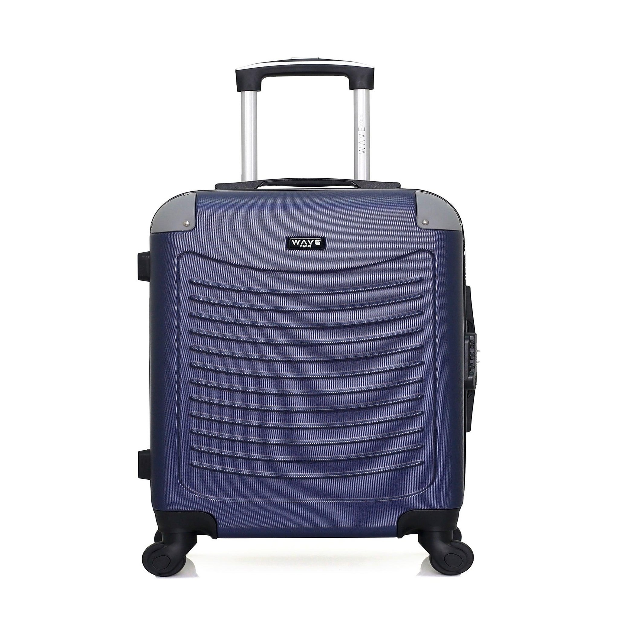 WAVE PARIS WAVE PARIS - Valise Cabine CONGO 55 cm 4 Roues. Coloris disponibles : Bleu, Rose, Beige, Noir, Gris