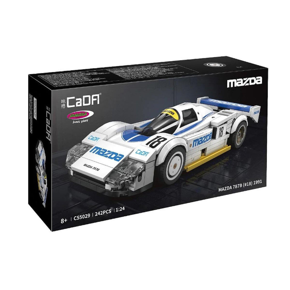 Jamara CaDA Mazda 787B 1:24 blanc Bricks