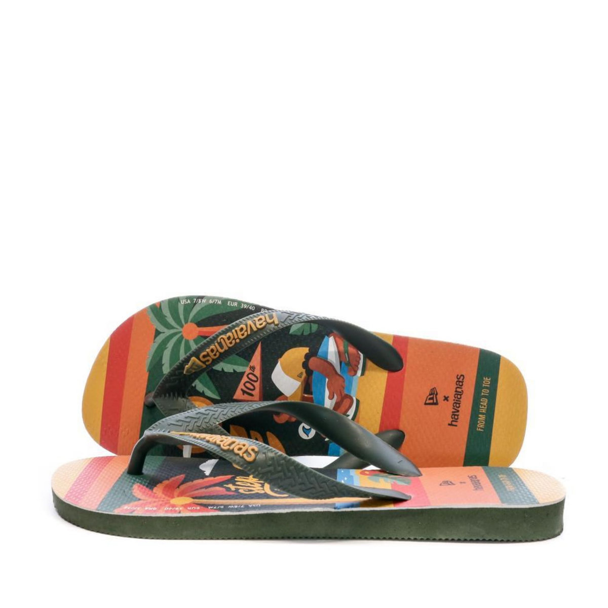 HAVAIANAS Tongs /Orange Mixte Havaianas New Era