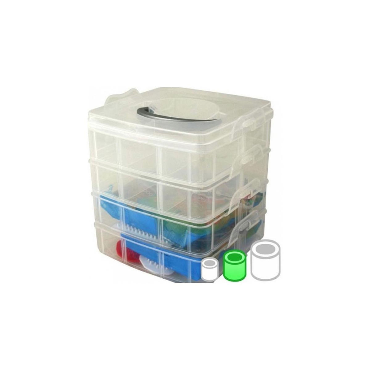 Graine créative Perles a repasser Boite empilable perlou 7000 perles